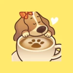 dog cafe tycoon android application logo